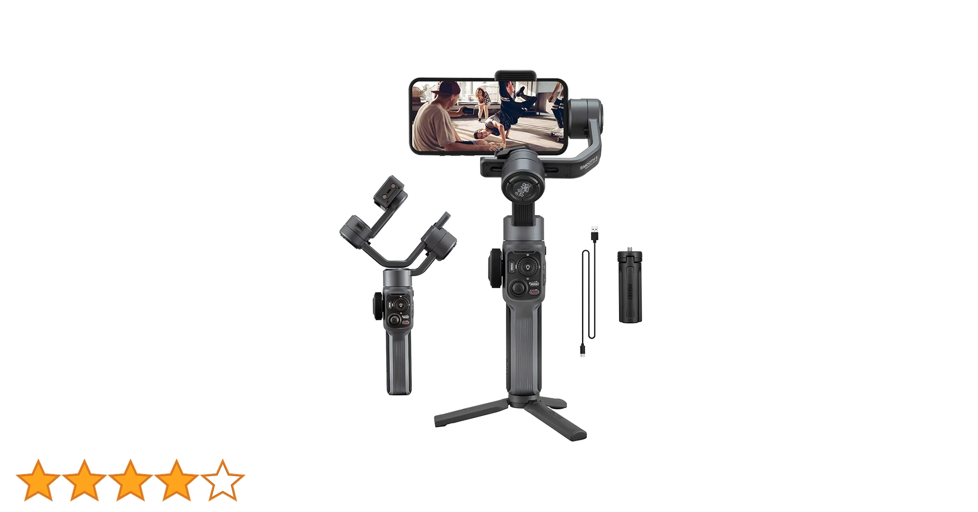 Zhiyun Smooth 5 3軸スマホジンバル スタビライザー Amazon.co.jp: Zhiyun Smooth 5 COMBO 3軸スマホジンバル